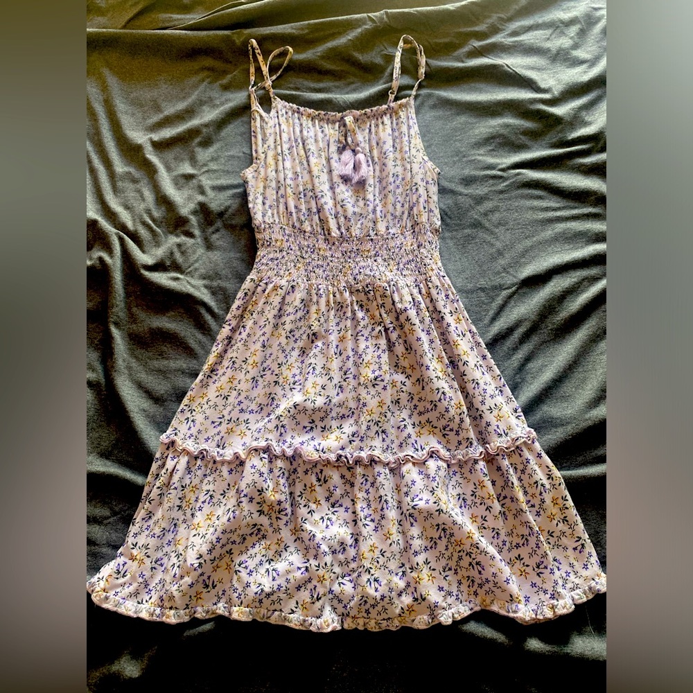 Lilac Floral Dress